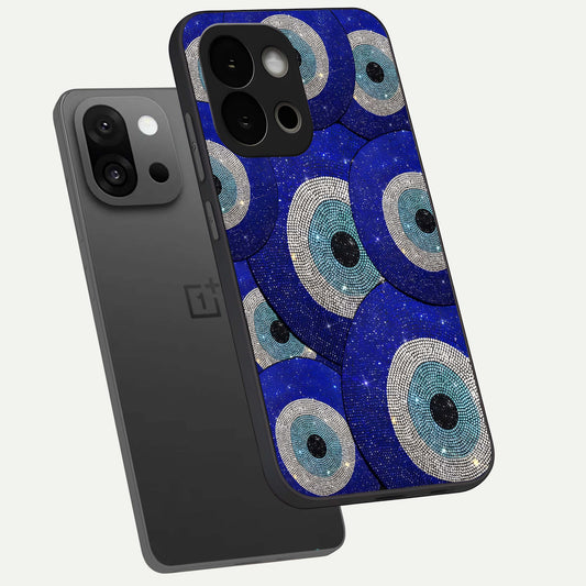  Galaxy Eye Flow phone case For OnePlus 13S showing premium glass back cover with detailed artwork