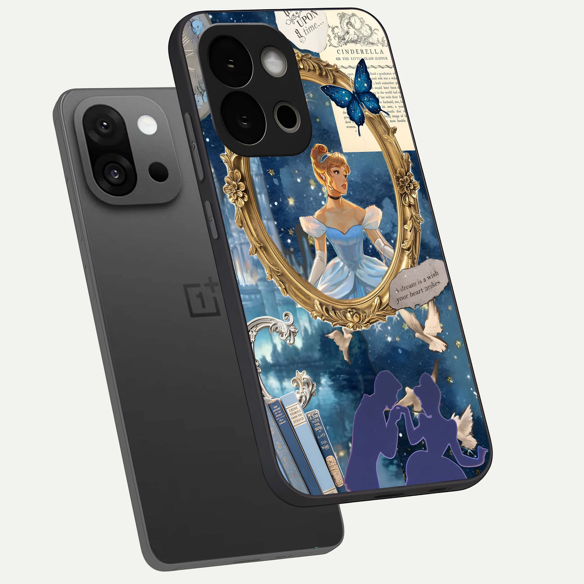  Midnight Queen phone case For OnePlus 13S showing premium glass back cover with detailed artwork