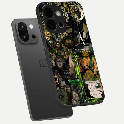  Mystic Woods Secret phone case For OnePlus 13S showing premium glass back cover with detailed artwork