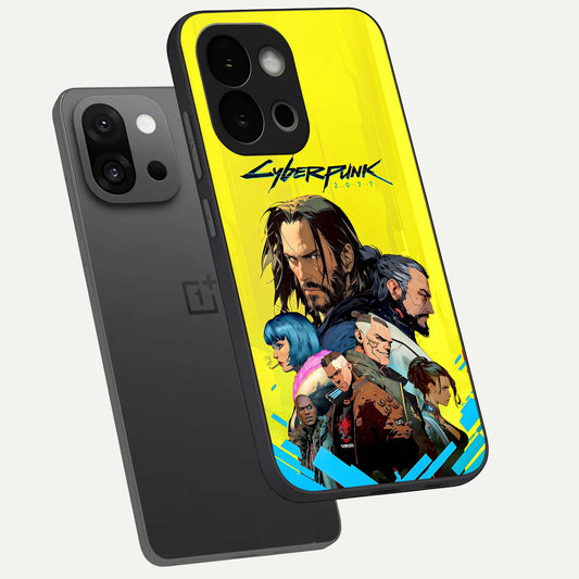  Neon Rebel Genesis phone case For OnePlus 13S showing premium glass back cover with detailed artwork