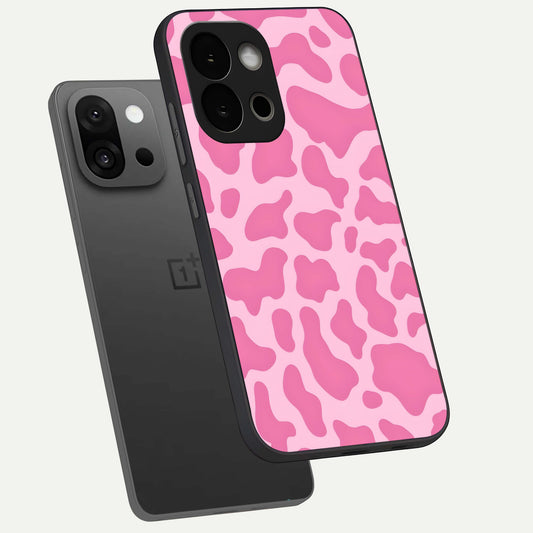  Pinkish Scenery phone case For OnePlus 13S showing premium glass back cover with detailed artwork