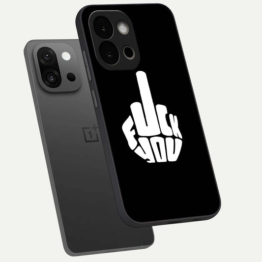  Rebel Mode On phone case For OnePlus 13S showing premium glass back cover with detailed artwork