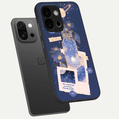  Starlit Cosmic Jar phone case For OnePlus 13S showing premium glass back cover with detailed artwork