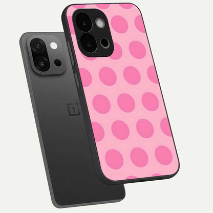  Sweet Dot Dreams phone case For OnePlus 13S showing premium glass back cover with detailed artwork
