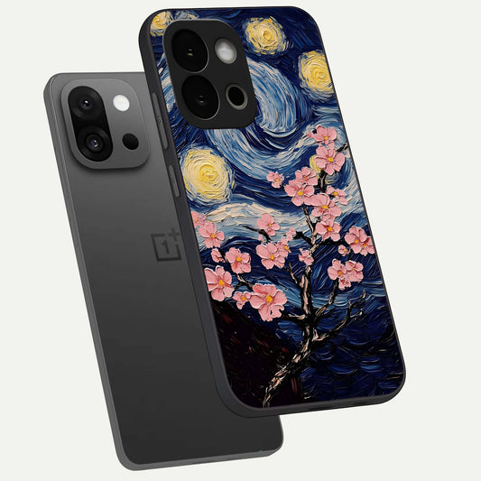 Van Gogh Scenery phone case For OnePlus 13S showing premium glass back cover with detailed artwork