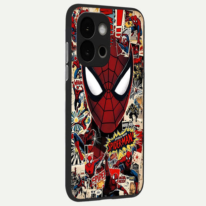  Aesthetic Wonder Spider back cover For OnePlus 13S slim fit glass case with vibrant aesthetic design