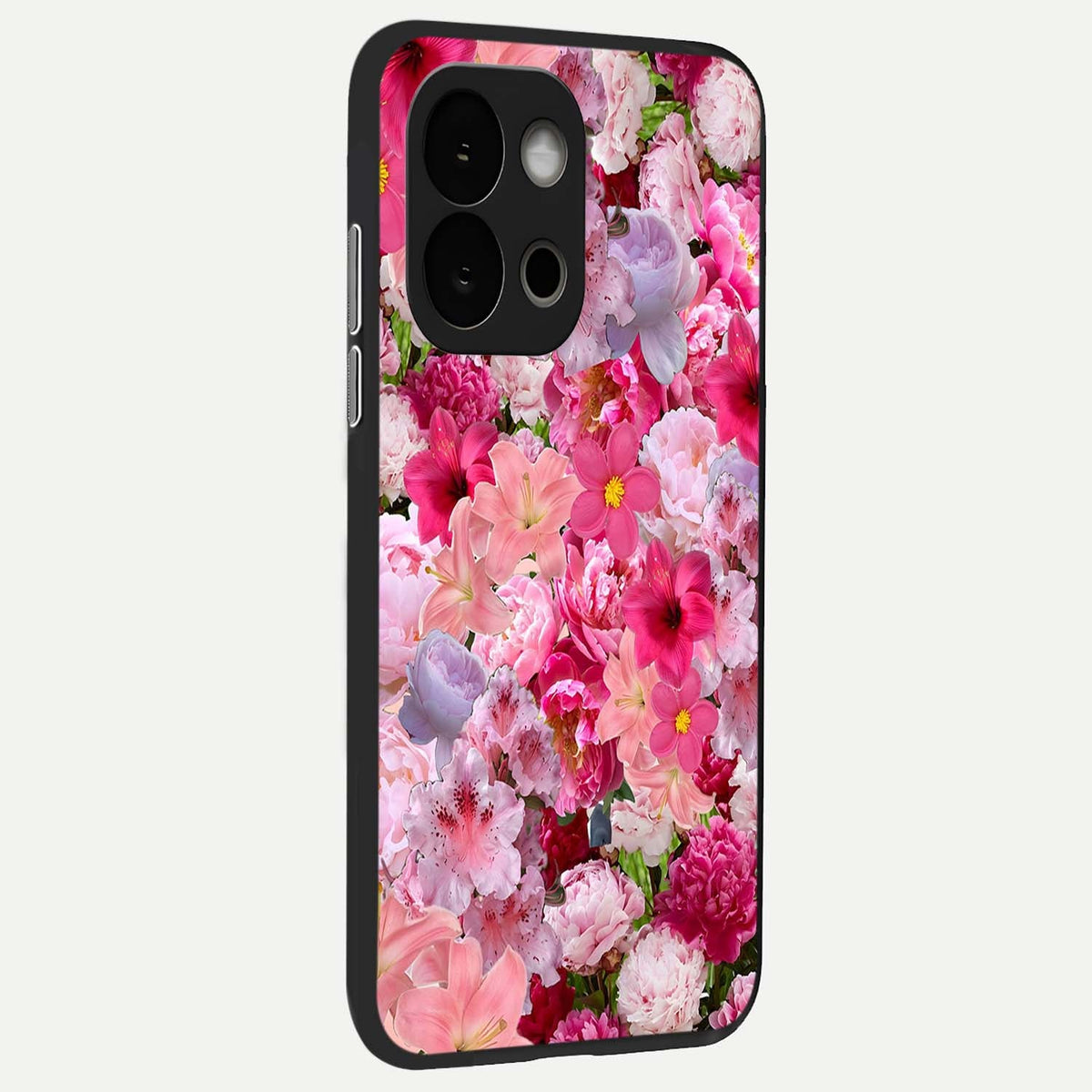  Bloom Crush Fantasy back cover For OnePlus 13S slim fit glass case with vibrant aesthetic design