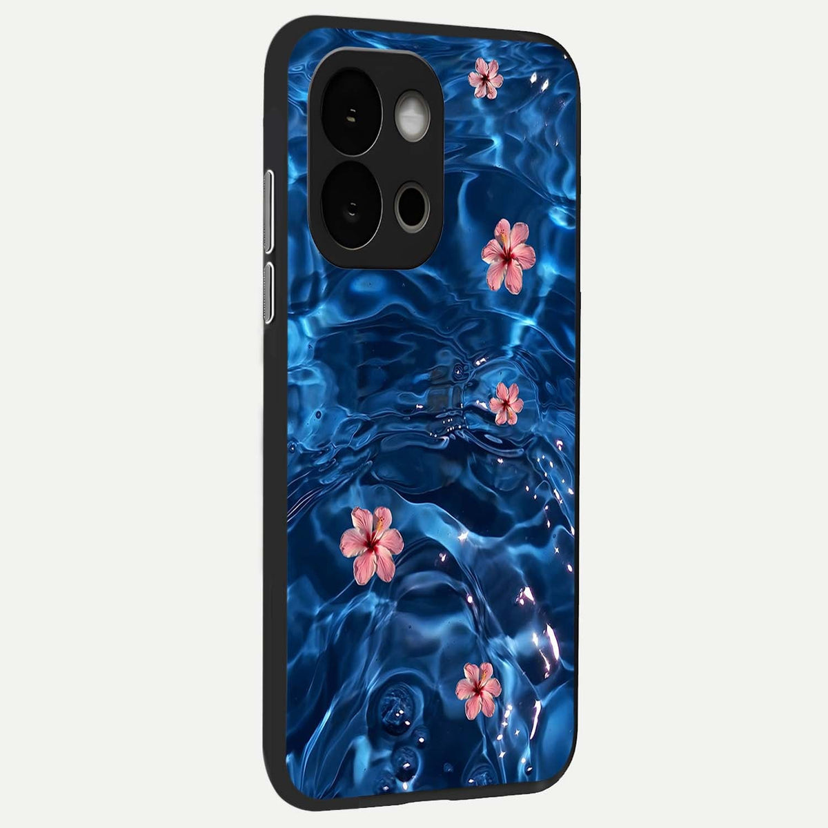  Bloom Thread Art back cover For OnePlus 13S slim fit glass case with vibrant aesthetic design