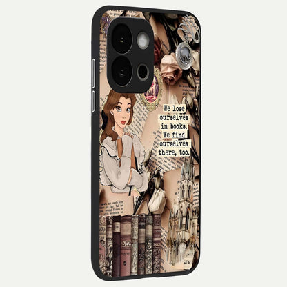  Bookish Dream World back cover For OnePlus 13S slim fit glass case with vibrant aesthetic design