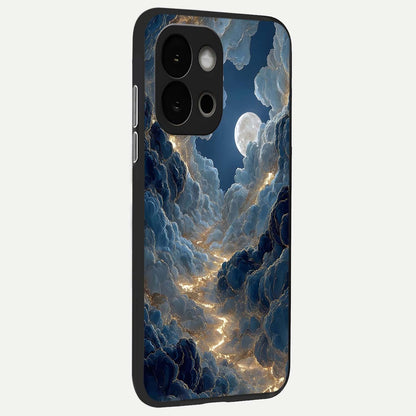  Celestial Cloud Road back cover For OnePlus 13S slim fit glass case with vibrant aesthetic design