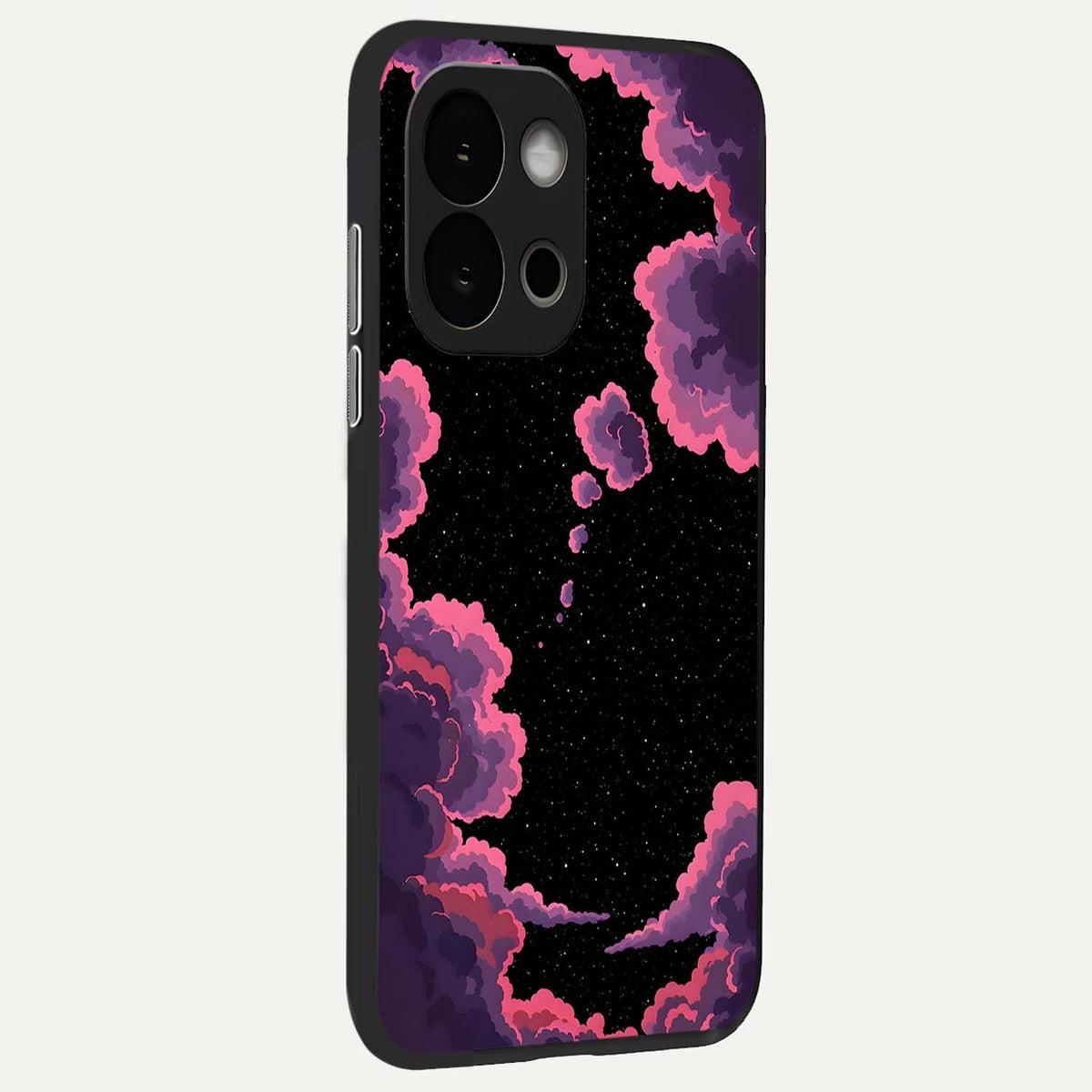  Cosmic Cloud Journey back cover For OnePlus 13S slim fit glass case with vibrant aesthetic design