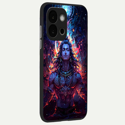  Divine Fire Shiv back cover For OnePlus 13S slim fit glass case with vibrant aesthetic design