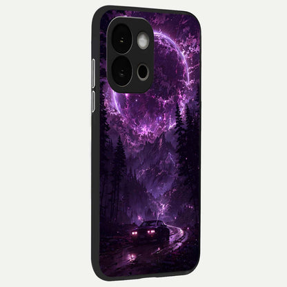  Eternal Cosmic Drive back cover For OnePlus 13S slim fit glass case with vibrant aesthetic design