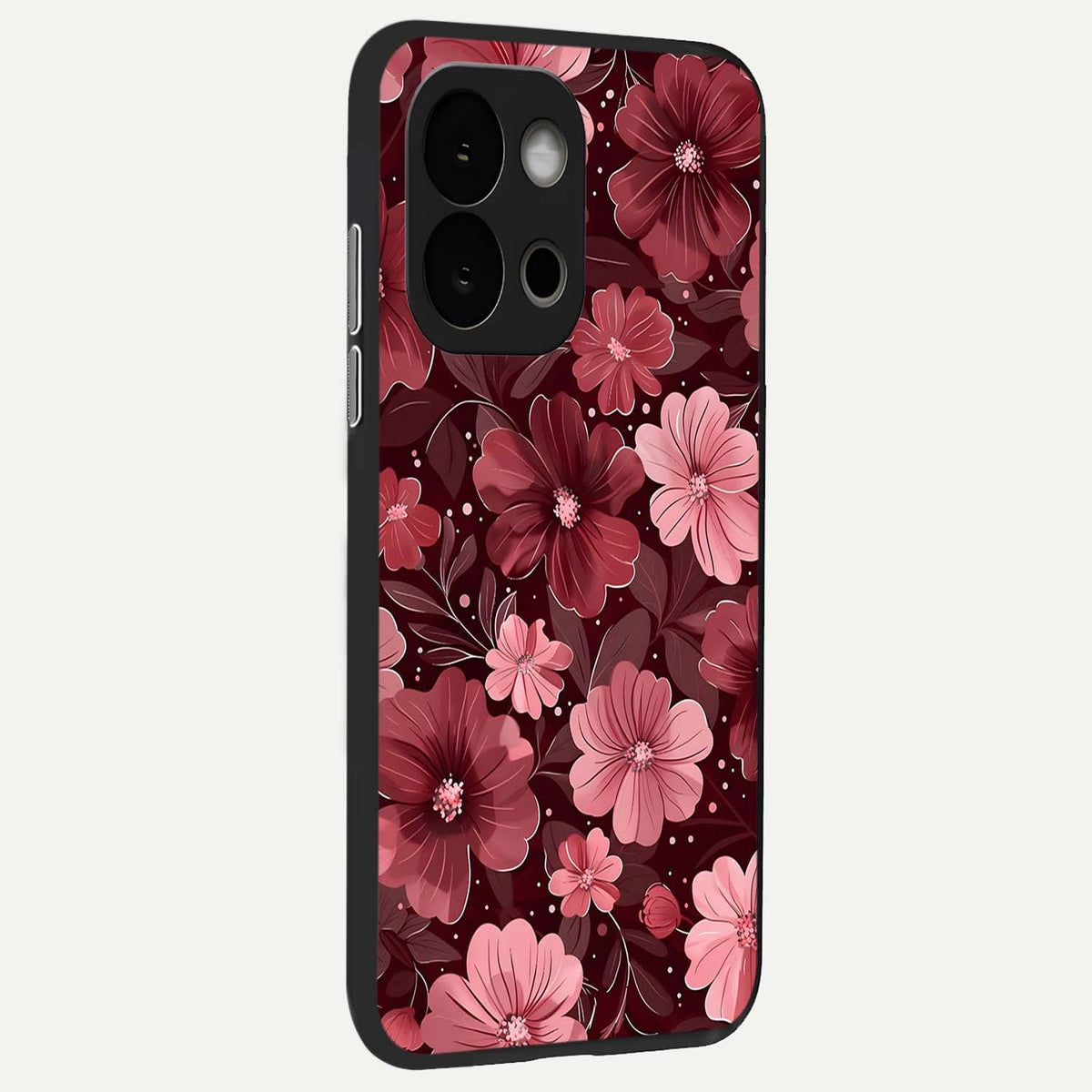  Flower Blush Bloom back cover For OnePlus 13S slim fit glass case with vibrant aesthetic design