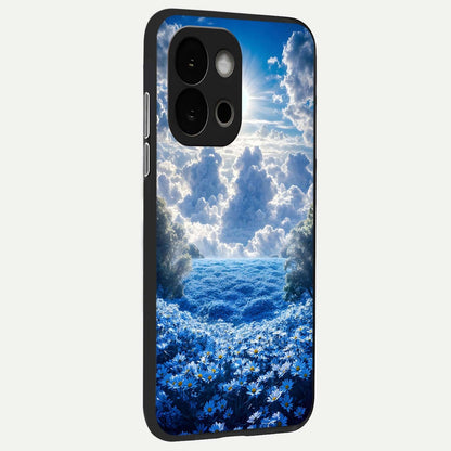  Heavenly Daisy Horizon back cover For OnePlus 13S slim fit glass case with vibrant aesthetic design