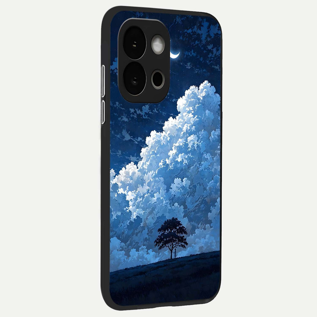  Midnight Sky Serenity back cover For OnePlus 13S slim fit glass case with vibrant aesthetic design