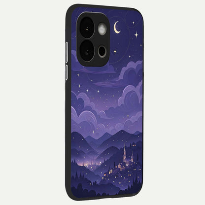  Minimal Night View back cover For OnePlus 13S slim fit glass case with vibrant aesthetic design