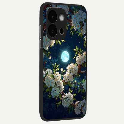  Moonlit Blossom Dream back cover For OnePlus 13S slim fit glass case with vibrant aesthetic design