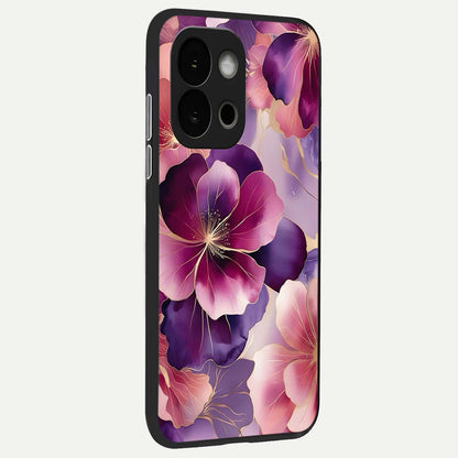  Pink Bouquet Florals back cover For OnePlus 13S slim fit glass case with vibrant aesthetic design