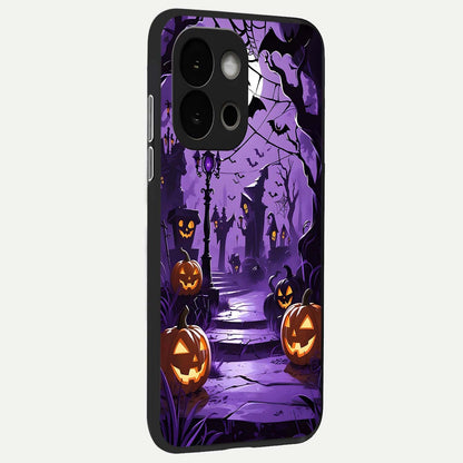  Pumpkin Patch Halloween back cover For OnePlus 13S slim fit glass case with vibrant aesthetic design
