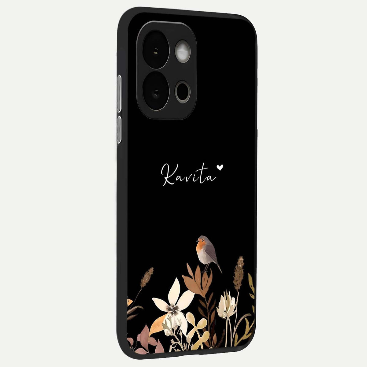  Quiet Garden Tune Custom Name back cover For OnePlus 13S slim fit glass case with vibrant aesthetic design