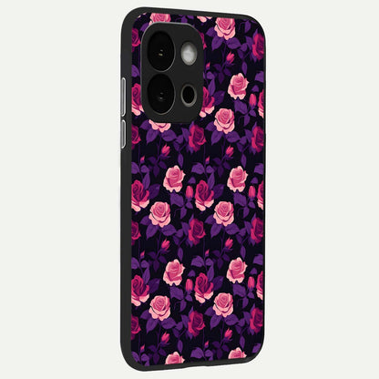  Rose Garden Twilight back cover For OnePlus 13S slim fit glass case with vibrant aesthetic design