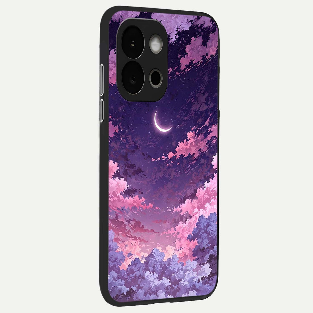  Sky Drift Clouds back cover For OnePlus 13S slim fit glass case with vibrant aesthetic design