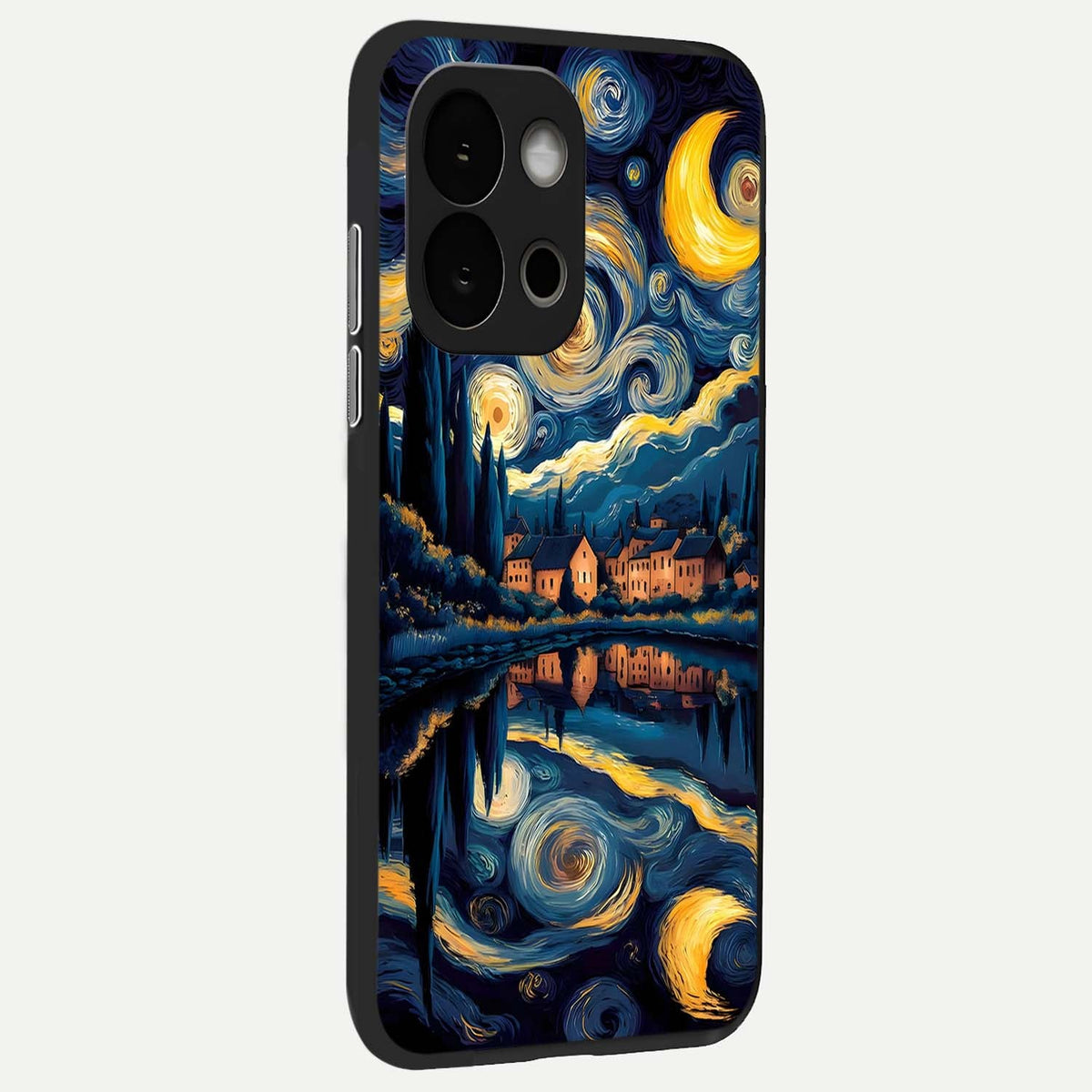  Starry Sky Serenity back cover For OnePlus 13S slim fit glass case with vibrant aesthetic design