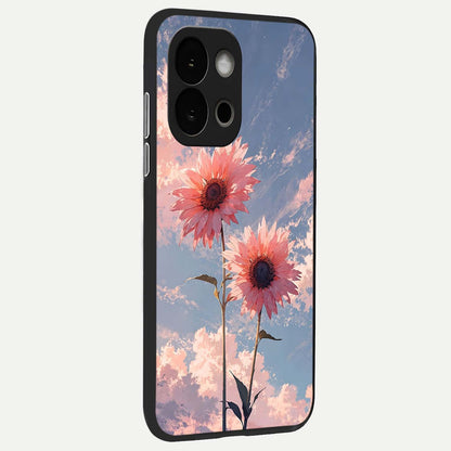  Sun Moon Balance back cover For OnePlus 13S slim fit glass case with vibrant aesthetic design