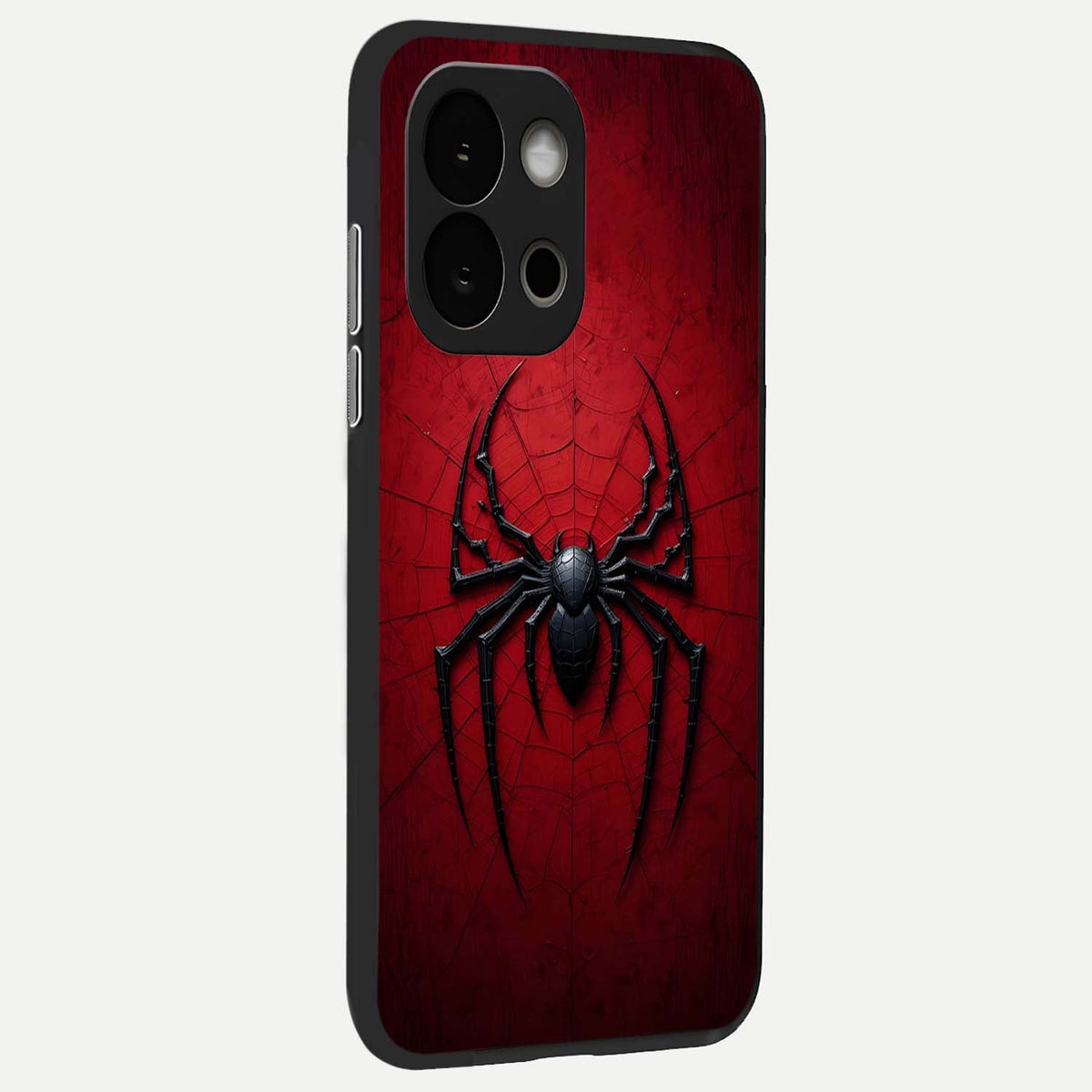  Superhero Web Emblem back cover For OnePlus 13S slim fit glass case with vibrant aesthetic design