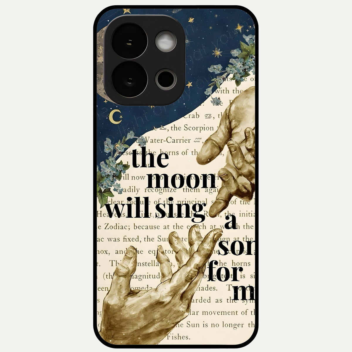  Aesthetic Divine Glass Case For OnePlus 13S back cover – full design glossy printed glass finish