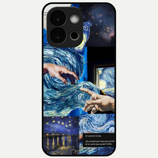  Aesthetic Vando Hands Glass Case For OnePlus 13S back cover – full design glossy printed glass finish