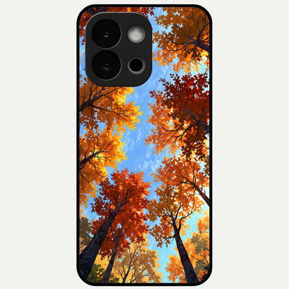  Autumn Sky Rise Glass Case For OnePlus 13S back cover – full design glossy printed glass finish