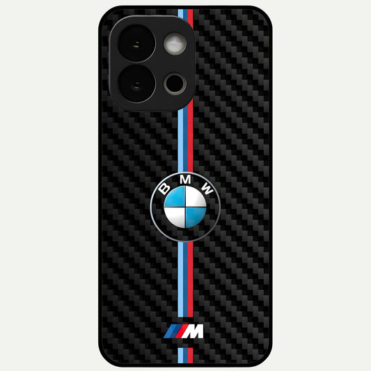  BMW Pattern Glass Case For OnePlus 13S back cover – full design glossy printed glass finish