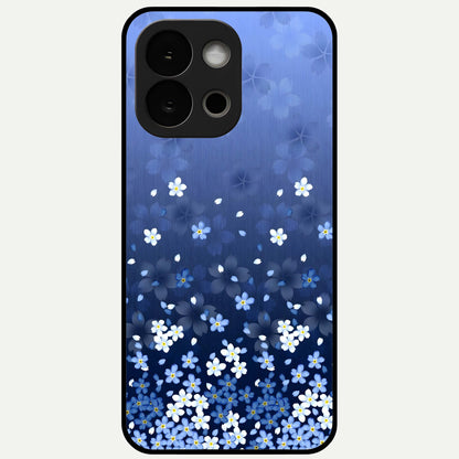  Blue Starry Glass Case For OnePlus 13S back cover – full design glossy printed glass finish