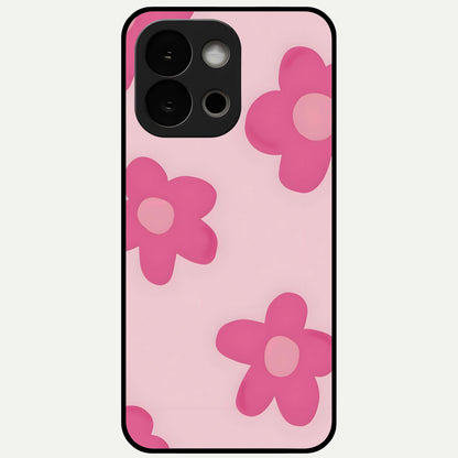  Candy Bloom Dreams Glass Case For OnePlus 13S back cover – full design glossy printed glass finish
