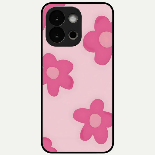  Candy Bloom Dreams Glass Case For OnePlus 13S back cover – full design glossy printed glass finish