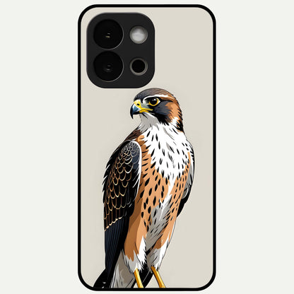  Clever Eagle Glass Case For OnePlus 13S back cover – full design glossy printed glass finish
