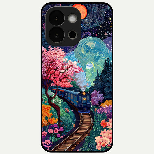  Digital Art Glass Case For OnePlus 13S back cover – full design glossy printed glass finish