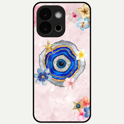 Divine Aura Bloom Glass Case For OnePlus 13S back cover – full design glossy printed glass finish