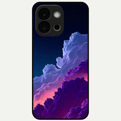  Dreamy Cloud Skies Glass Case For OnePlus 13S back cover – full design glossy printed glass finish