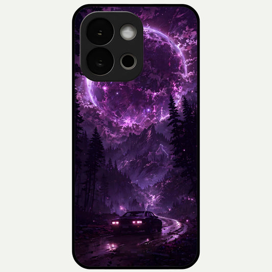  Eternal Cosmic Drive Glass Case For OnePlus 13S back cover – full design glossy printed glass finish