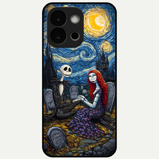 Eternal Night Love Glass Case For OnePlus 13S back cover – full design glossy printed glass finish