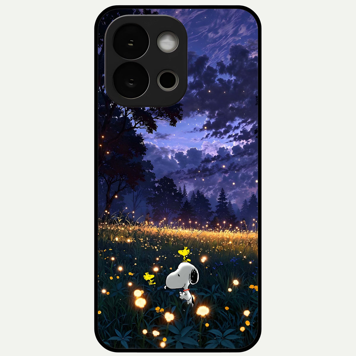  Firefly Meadow Magic Glass Case For OnePlus 13S back cover – full design glossy printed glass finish