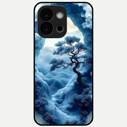  Frozen Serenity Gate Glass Case For OnePlus 13S back cover – full design glossy printed glass finish