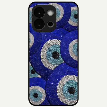 Galaxy Eye Flow Glass Case For OnePlus 13S back cover – full design glossy printed glass finish