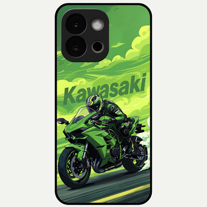  Greenery Sky Glass Case For OnePlus 13S back cover – full design glossy printed glass finish
