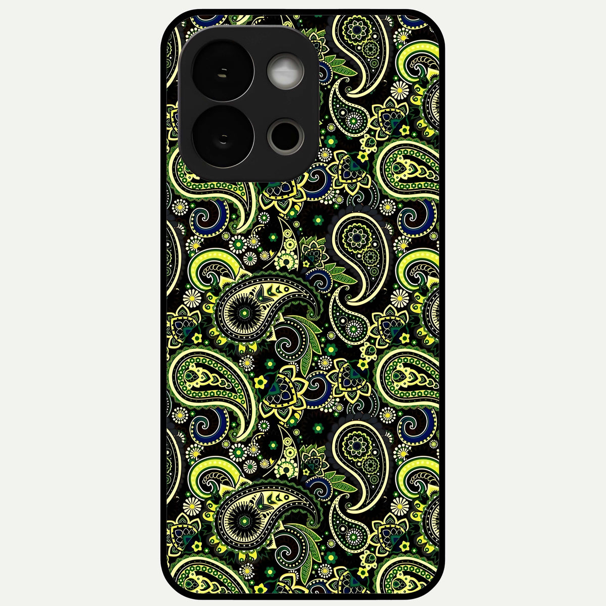  Green Lemon Glass Case For OnePlus 13S back cover – full design glossy printed glass finish