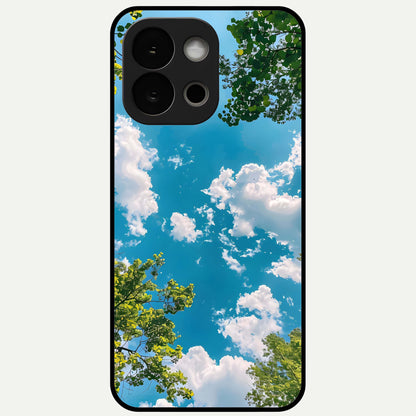  Green Moon Energy Glass Case For OnePlus 13S back cover – full design glossy printed glass finish
