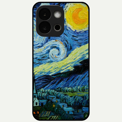  Inspired Van Gogh Art Glass Case For OnePlus 13S back cover – full design glossy printed glass finish